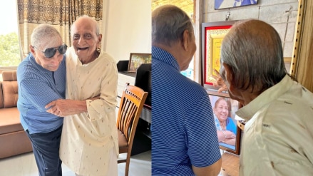 98 year old man's reunion with younger brother