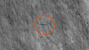 NASA captures mysterious ‘surfboard-shaped’ object orbiting moon