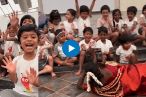 Tamil Nadu teacher's unique video to capture happy student faces is viral