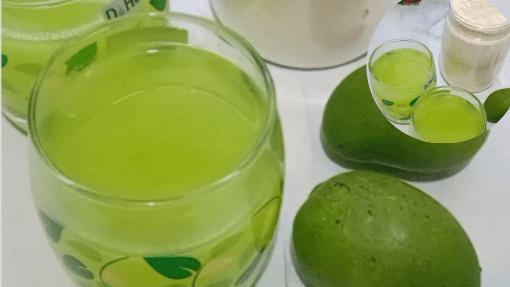 How to make raw mango juice premix