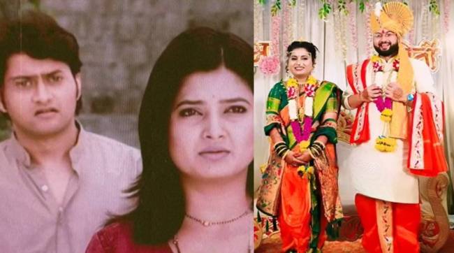 Marathi actor Kaustubh Diwan Married With Kirti Kadam photos viral