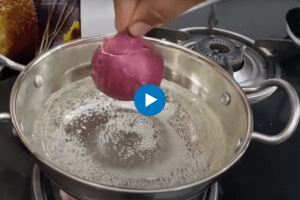 Keep the onion in in hot water before chopping it