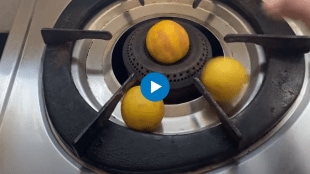 Kitchen Jugaad how to use lemon to Clean gas