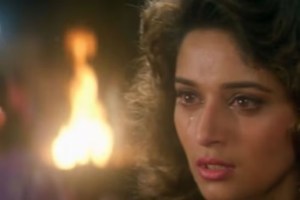 Madhuri Dixit cried ranjeet scene