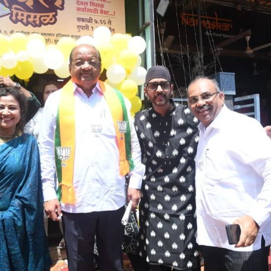 Mazhi Tuzhi Reshimgaath fame actress swati deval start new hotel with husband tushar deval photo viral