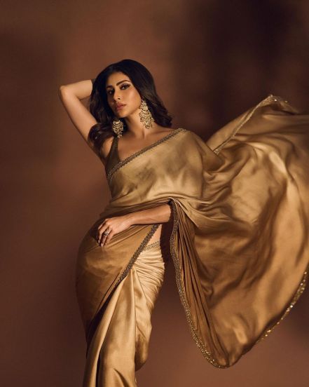 Mouni Roy Suraj Nambiar South Indian Look