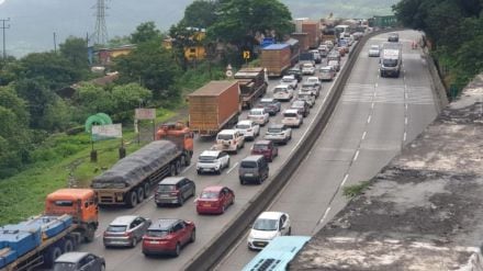 heavy vehicles ban on Mumbai Pune Expressway for three days