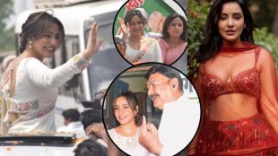 Neha Sharma Bhagalpur road show for father