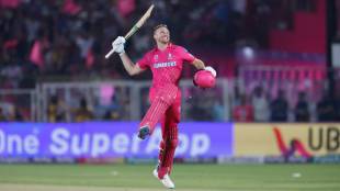 Jos Buttler's century in 100th match,