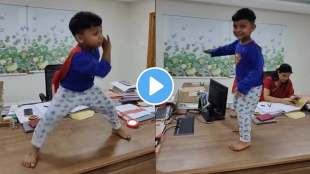IAS officer's son plays on her desk while she works. Viral video
