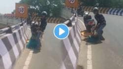 VIDEO: बायकोला पुलावरुन खाली फेकत होता तेवढ्यात पोलीस…महिलेचा काळीज पिळवटून टाकणारा आक्रोश