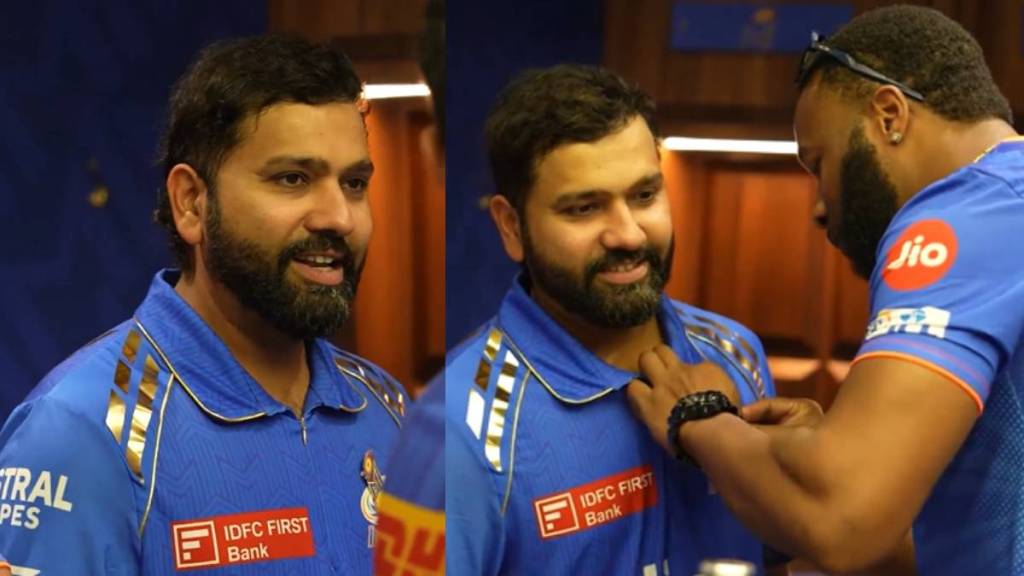 Rohit sharma speech in Mumbai Indians Dressing Room Video MI vs DC