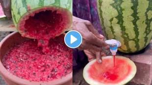 Viral Video elderly woman teach you how to make fresh fruit juice without the help of any electrical appliances