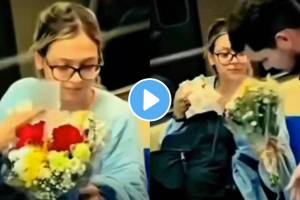 Viral Video Woman Priceless Reaction Of Receiving Roses and letter stranger gesture of kindness Will Win Your Heart