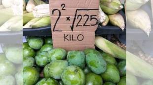 When Maths Lover Or mathematician Start Selling Fruits You Will Laugh After Seeing This Mangoes Price