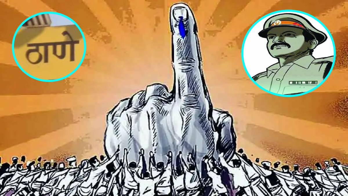 Thane, election, police, preventive action thane,
