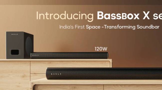 Boult launches smart home audio devices first soundbars Bassbox X Series in India only 4999 rupees new sound system