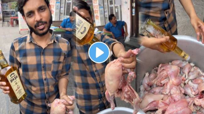 Alcohol chicken recipe viral on social media vendor added liquor to chicken