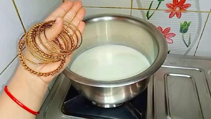 Kitchen Tips In Marathi Gold Bangles In Milk Clean Gold Jewellery