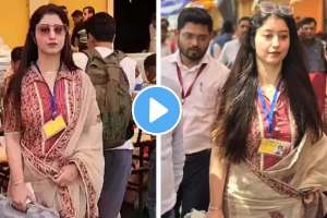 stylish women polling officer isha arora on viral look saharanpur in loksabha election 2024 firts phase see video