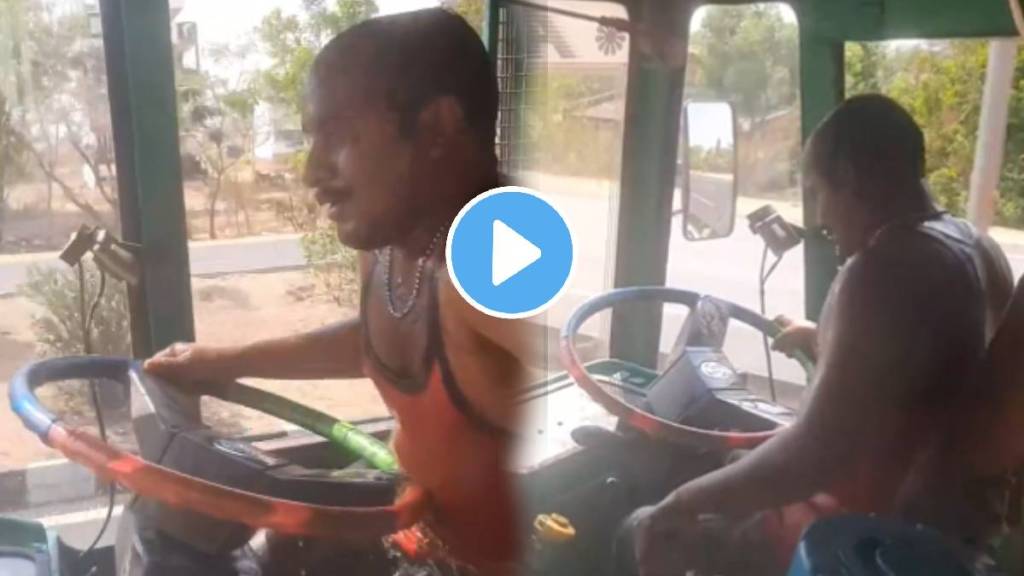 Truck driver do this jugad to save himself from the heat is video goes viral