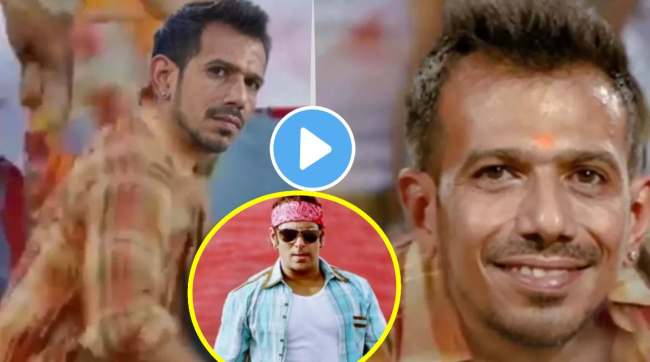 dc vs gt highlights ipl 2024 yuzvendra chahal funny video viral on salman khan wanted song jalwa after taking 200 wickets