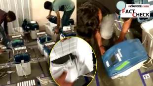 lok sabha election 2024 bjp tampered with vvpat machines sleeps after the first phase of loksabha election voting video viral