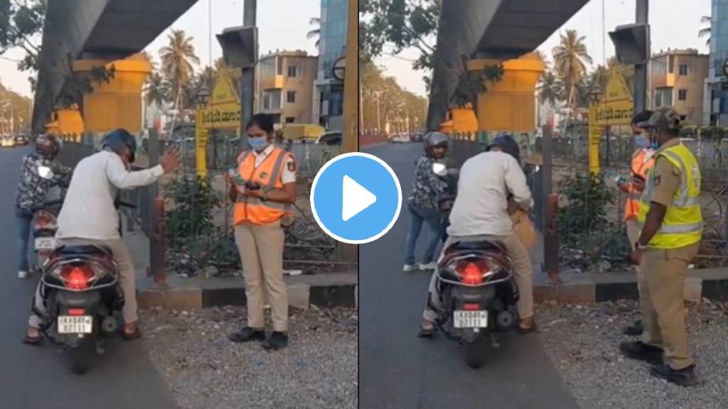 Viral Video man Distribute water bottles to traffic police officers winning Netizens hearts