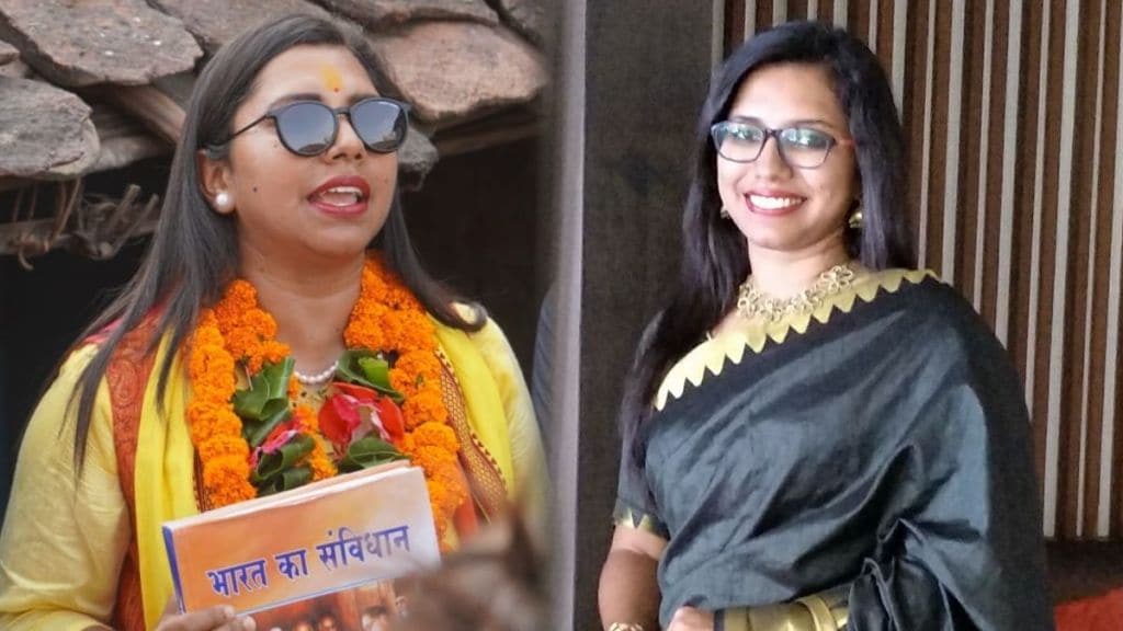 निशा बांगरे यांनी काँग्रेसच्या तिकीटासाठी नोकरीचा राजीनामा दिला होता. (Nisha Bangre Facebook)