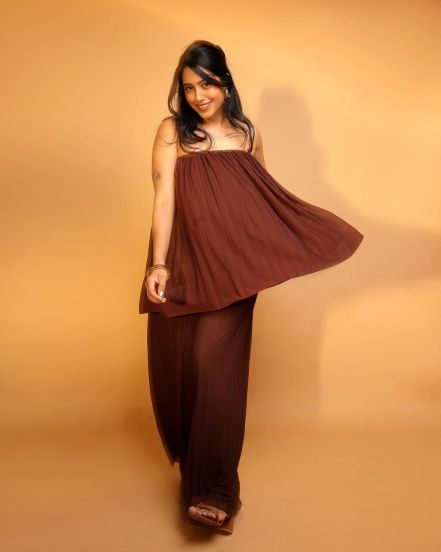 Sakhi Gokhale Off Shoulder Co-Ord Set