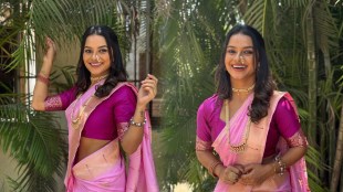 Sakshee Gandhi Pink Paithani Saree