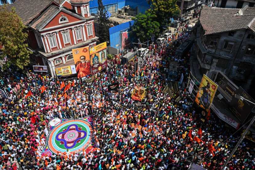 Gudi Padwa Girgaon Shobha yatra 2024 Mumbai Gudi Padwa Celebration see photos