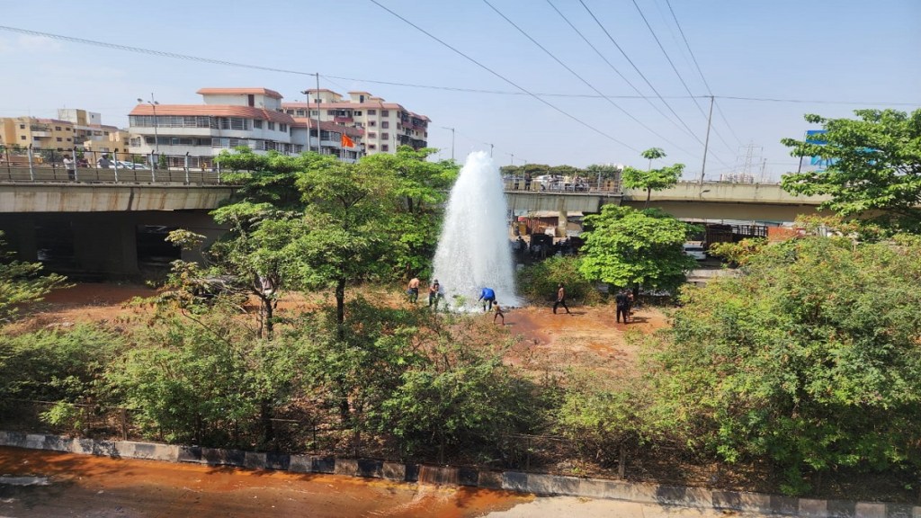 Pimpri, Leakage in water channel, moshi,