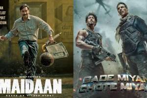 akshay kumar bade miyan chote miyan movie and ajay devgn maidaan movie box office collection