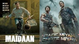 akshay kumar bade miyan chote miyan movie and ajay devgn maidaan movie box office collection