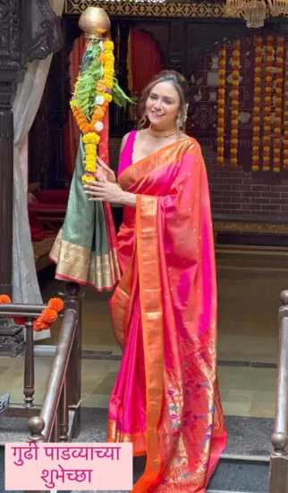 marathi celebrity gudi padwa 2024 celebration