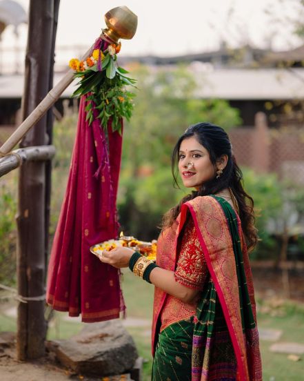 marathi celebrity gudi padwa 2024 celebration