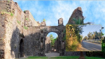 vasai fort, compound fencing on vasai fort