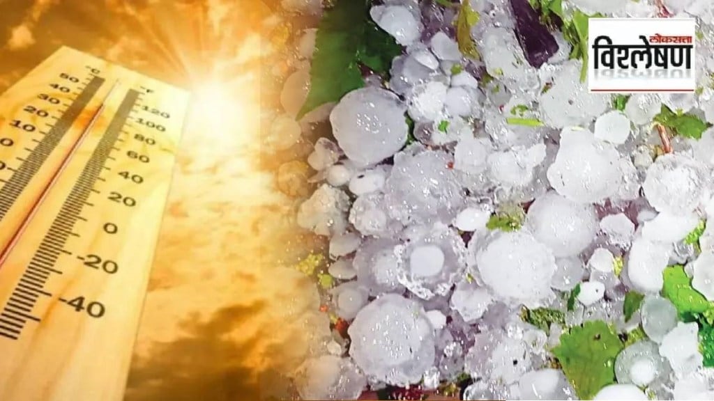 how does hail fall marathi news, how does hail fall in summer marathi news