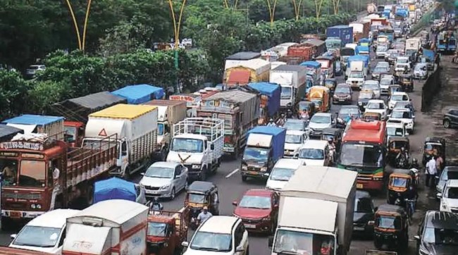 mumbai nashik highway traffic jam