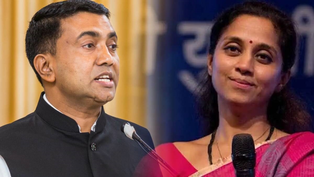 supriya sule marathi news, goa cm pramod sawant marathi news