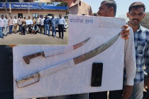 vasai crime news, sword reveals 3 years ago murder marathi news