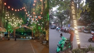 lighting on trees for decoration, lighting on trees thane marathi news