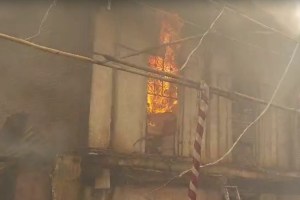 bhau rangari ganpati temple fire marathi news