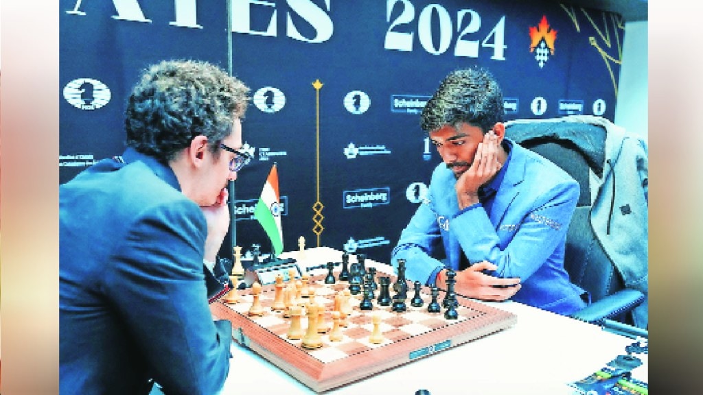 Candidates Chess Tournament D Gukesh defeated Fabiano Caruana
