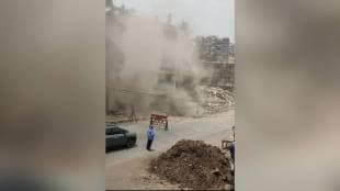 demolishing building , citizens, Nandivali, dombivli, trouble of dust