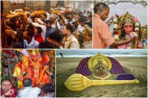 Hanuman Jayanti 2024 : देशभरात हनुमान जयंती होतेय उत्साहात साजरी, पहा भाविकांचे खास फोटो