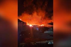 fire broke out, a scrap warehouse, Kudalwadi, pimpri