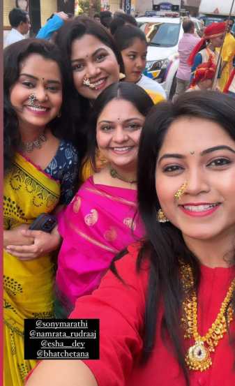 marathi celebrity gudi padwa 2024 celebration