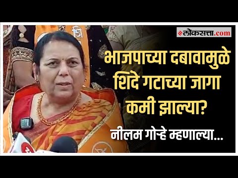 Neelam Gorhe criticizes Sanjay Raut on MVA seat allocation